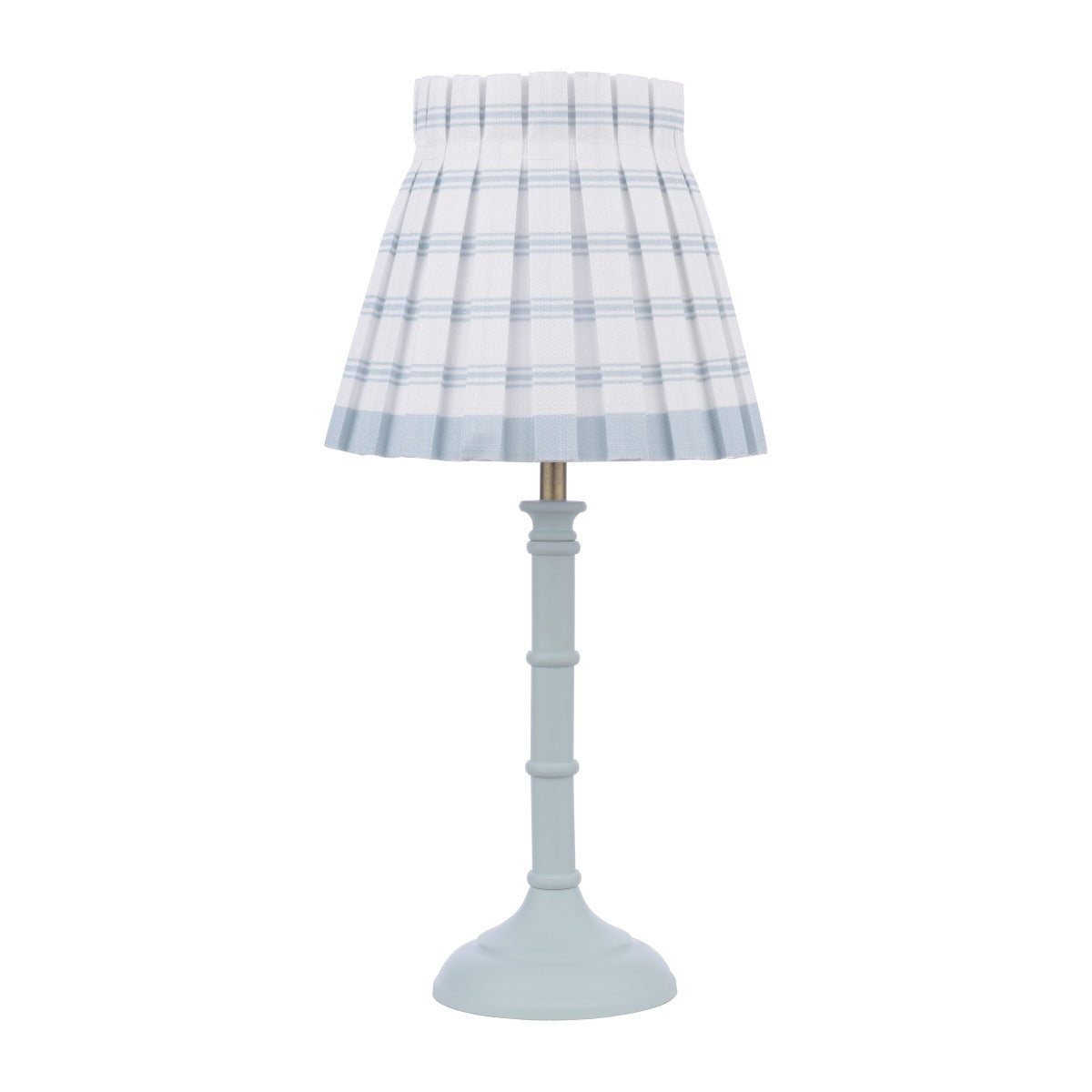 Farnworth Table Lamp In Matt Green With Green Cotton Shade LA3756427-Q