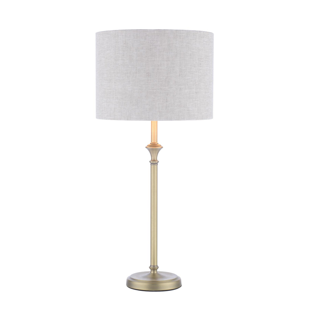 Laura Ashley Highgrove Table Lamp In Antique Brass With Shade LA3756325-Q