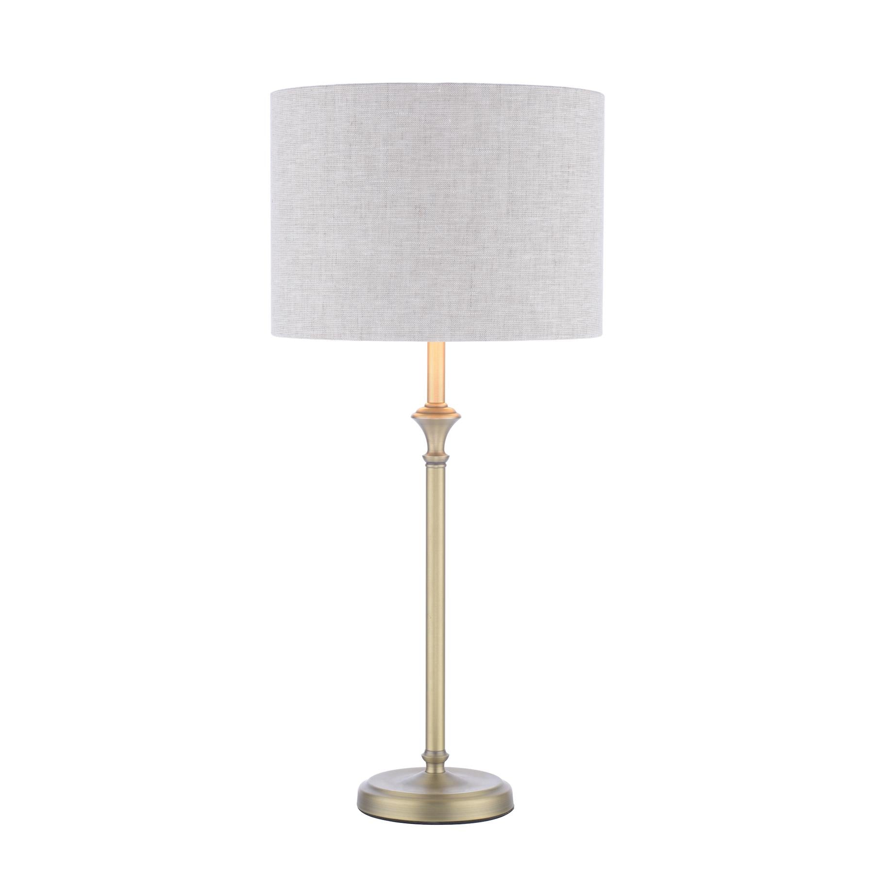 Laura Ashley Highgrove Table Lamp In Antique Brass With Shade LA3756325-Q