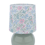 Laura Ashley Sherston Table Lamp Blue Crackle Glaze With Shade LA3756618-Q