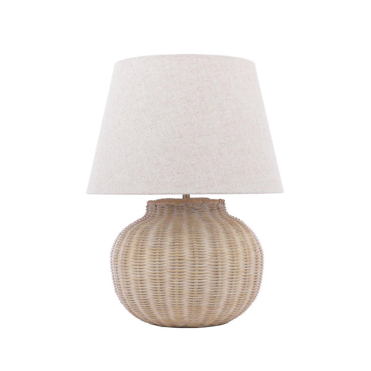 Laura Ashley Fernhill Table Lamp Matt Cream With Shade LA3756613-Q