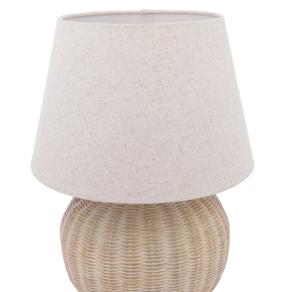Laura Ashley Fernhill Table Lamp Matt Cream With Shade LA3756613-Q