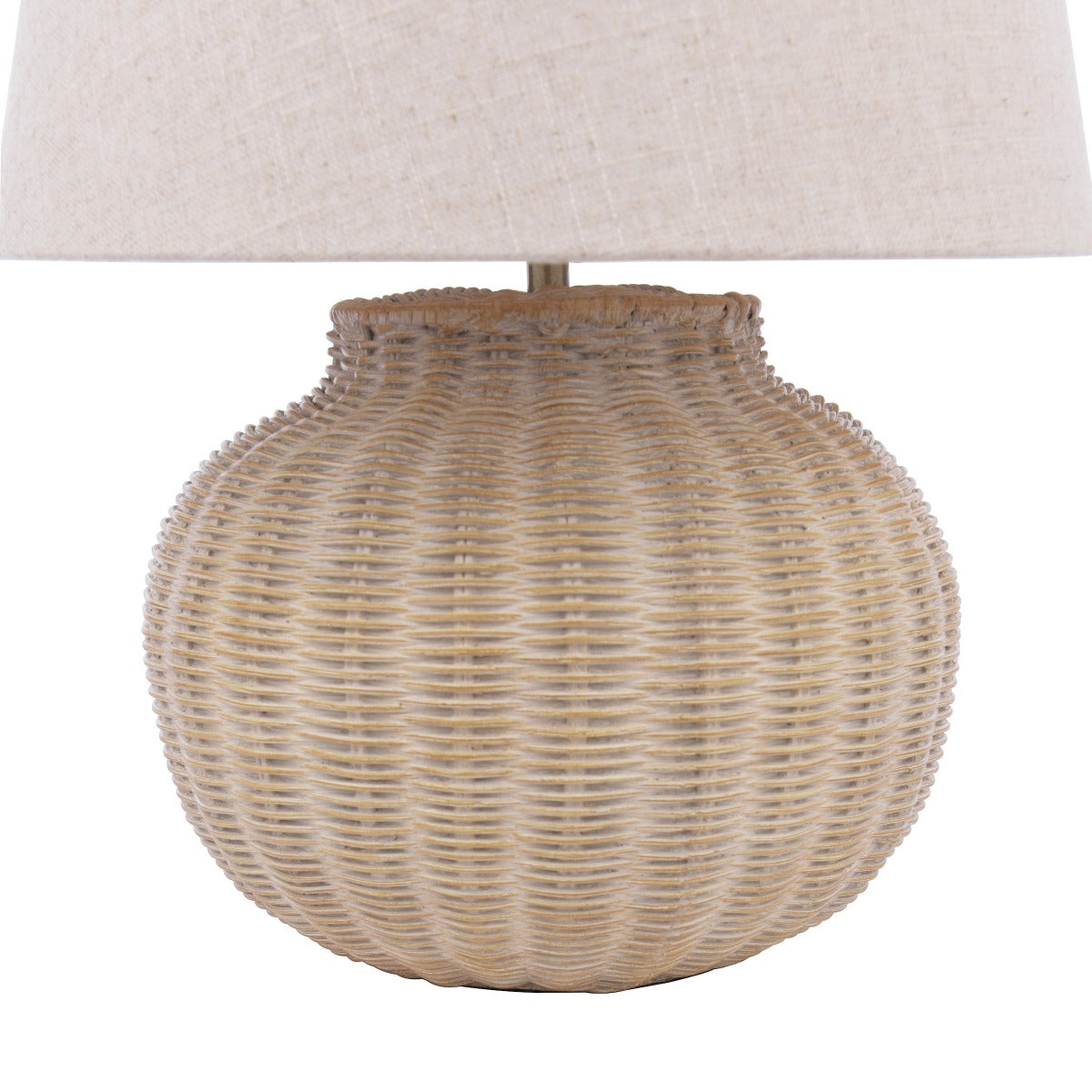 Laura Ashley Fernhill Table Lamp Matt Cream With Shade LA3756613-Q