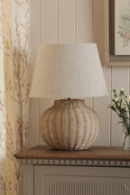 Laura Ashley Fernhill Table Lamp Matt Cream With Shade LA3756613-Q
