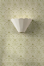 Laura Ashley Scallop Wall Washer White Ceramic LA3756707-Q