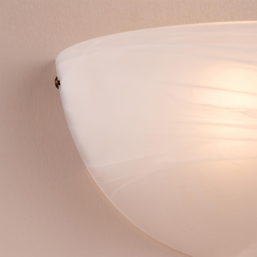 Keita Wall Light In Bronze Finish With Glass KEI0763