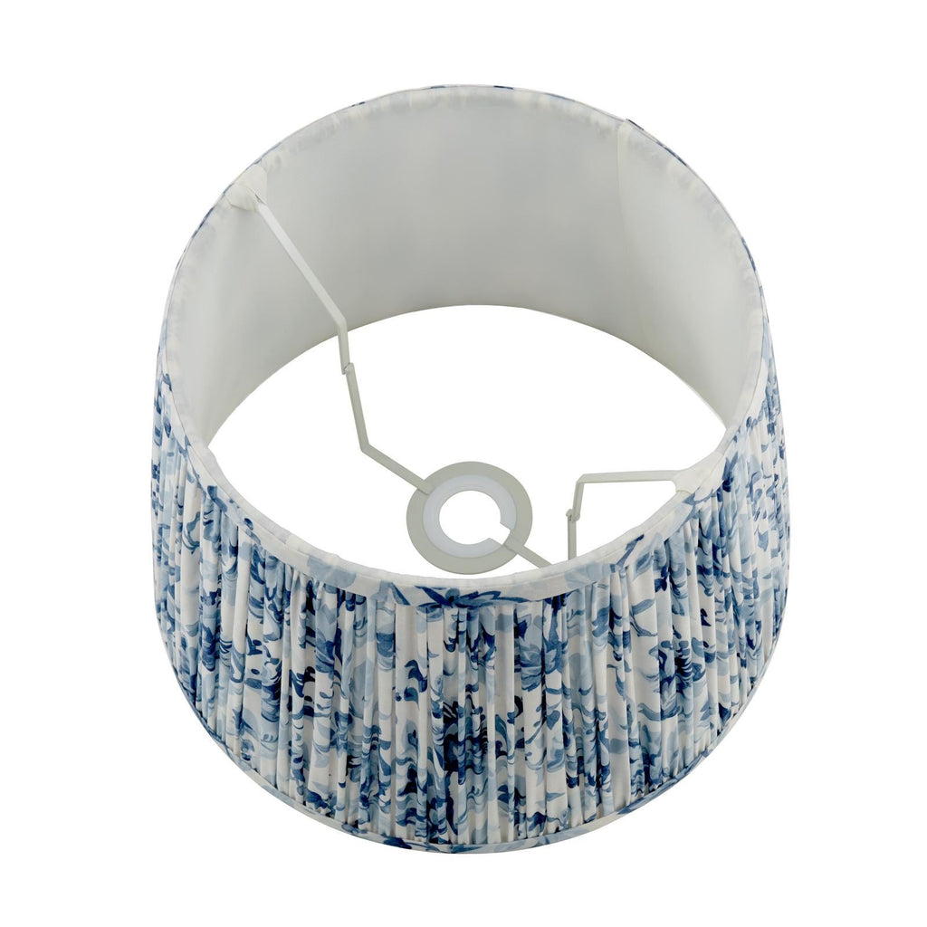 Laura Ashley Adwick Trail Blue Cotton Tapered Drum Shade 30cm/12 inch LA3756741-Q