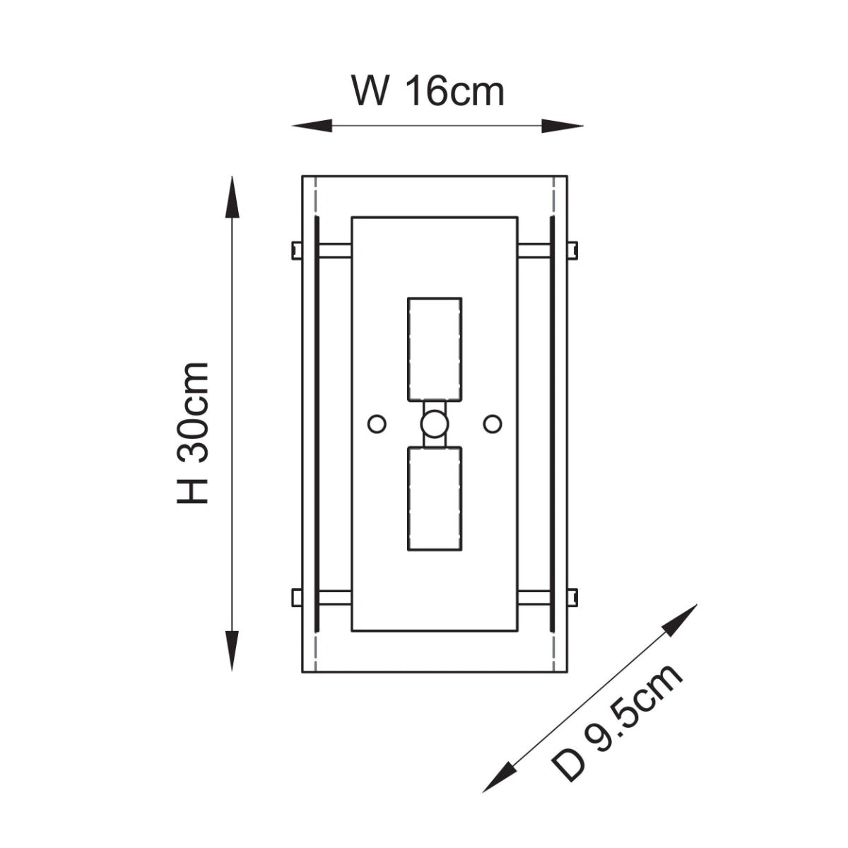Keller 2 Light Wall Light In Brushed Aged Brass With Textured Glass 118673