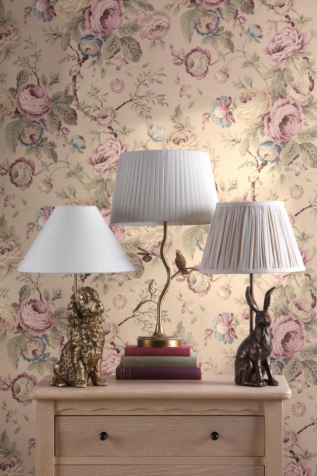 Laura Ashley Hare Table Lamp Antique Bronze With Shade LA3756663-Q