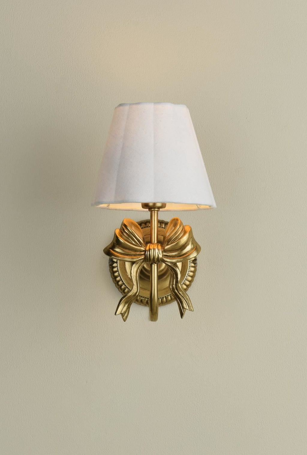 Laura Ashley Larkfield Wall Light Antique Gold With Shade LA3756698-Q