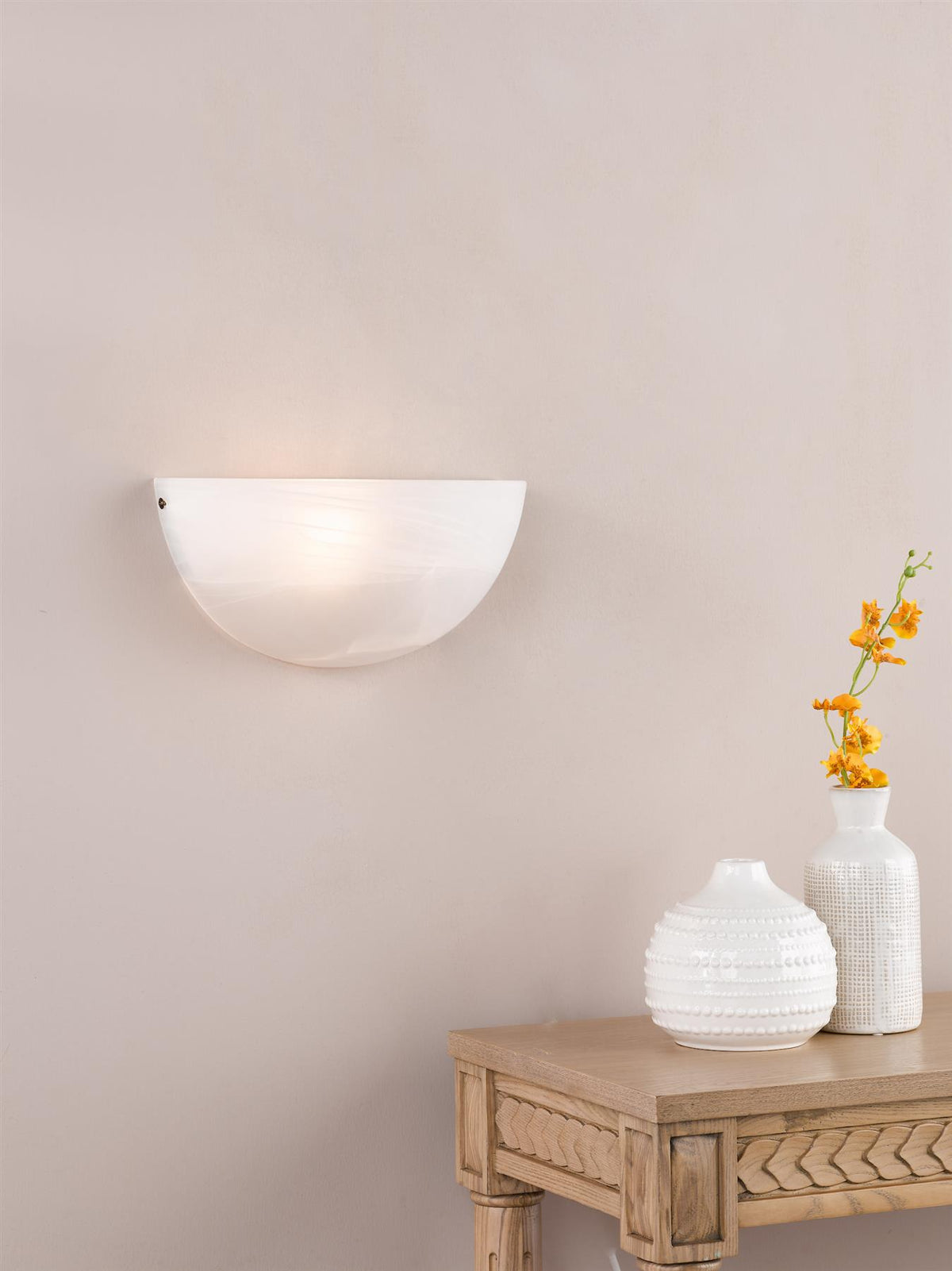 Keita Wall Light In Bronze Finish With Glass KEI0763