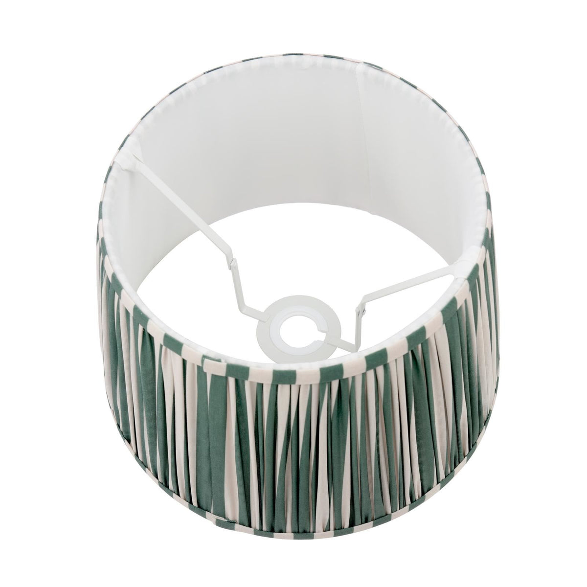 Laura Ashley Denwick Green Cotton Tapered Drum Shade 30cm/12 inch LA3753735-Q