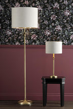 Laura Ashley Highgrove Table Lamp In Antique Brass With Shade LA3756325-Q