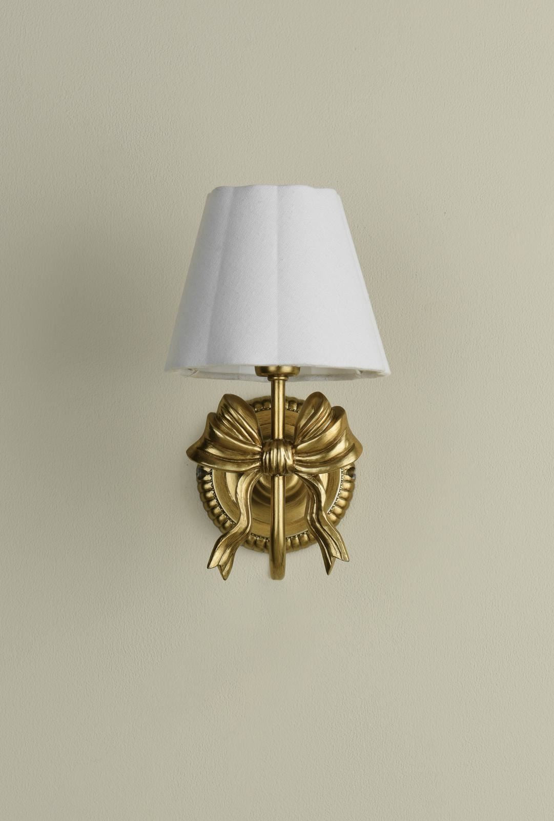 Laura Ashley Larkfield Wall Light Antique Gold With Shade LA3756698-Q