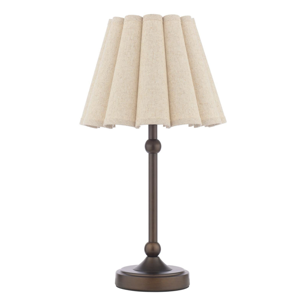 Laura Ashley Holwell Table Lamp Antique Bronze With Shade LA3756644-Q