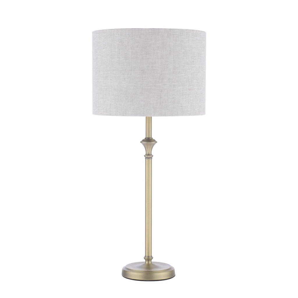Laura Ashley Highgrove Table Lamp In Antique Brass With Shade LA3756325-Q
