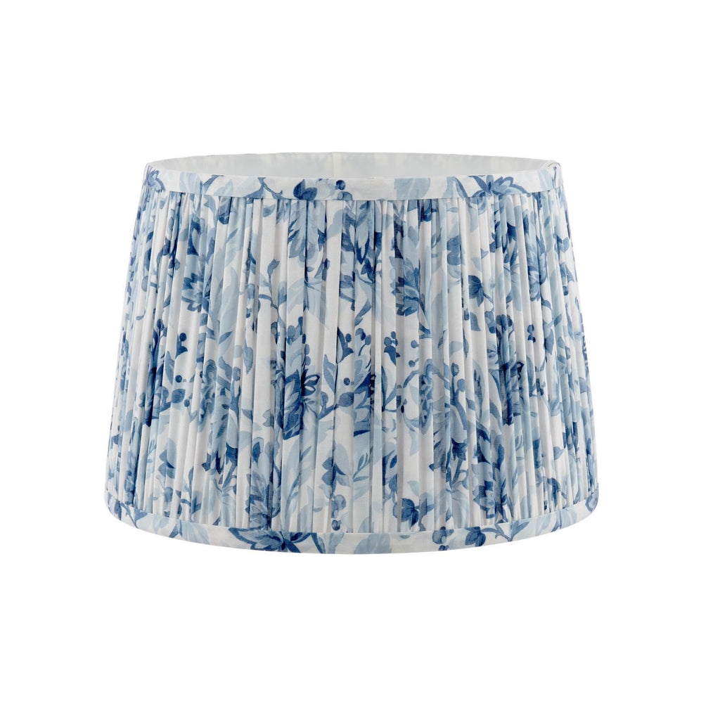 Laura Ashley Adwick Trail Blue Cotton Tapered Drum Shade 30cm/12 inch LA3756741-Q