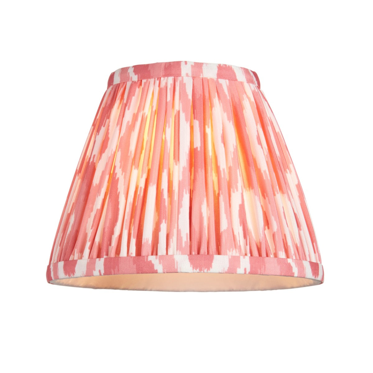 Lille 2 Light Linear Ceiling Pendant Light In Antique Brass With Coral Pink Shades 118077