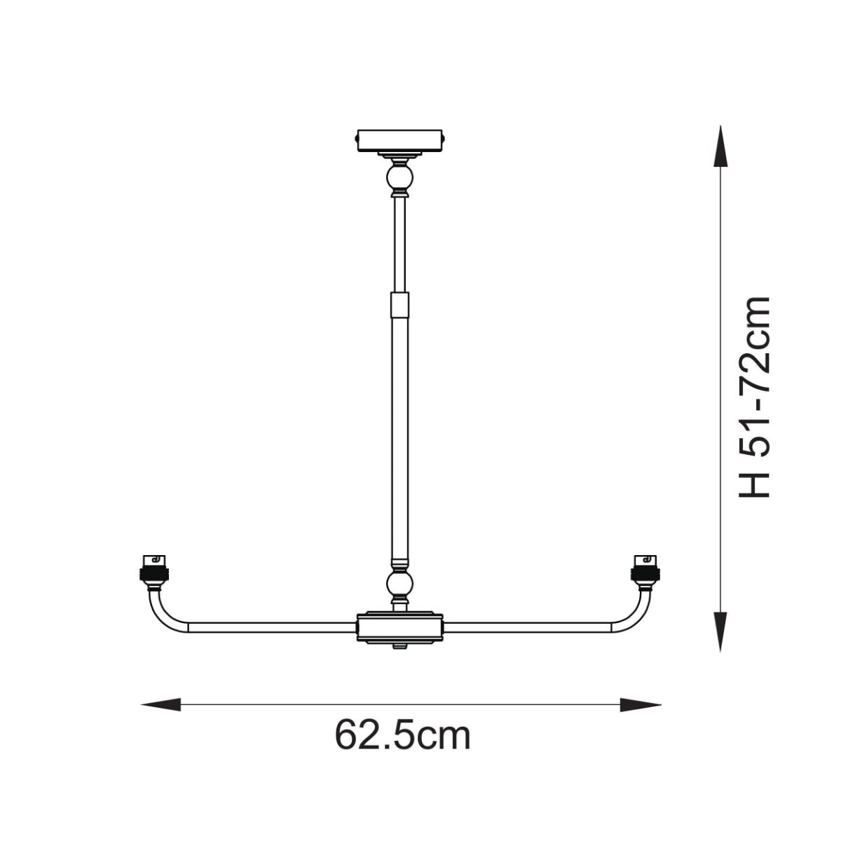 Lille 2 Light Linear Ceiling Pendant Light In Antique Brass With Coral Pink Shades 118077