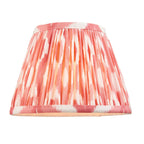 Lille Wall Light In Antique Brass With Coral Pink Shade 118109