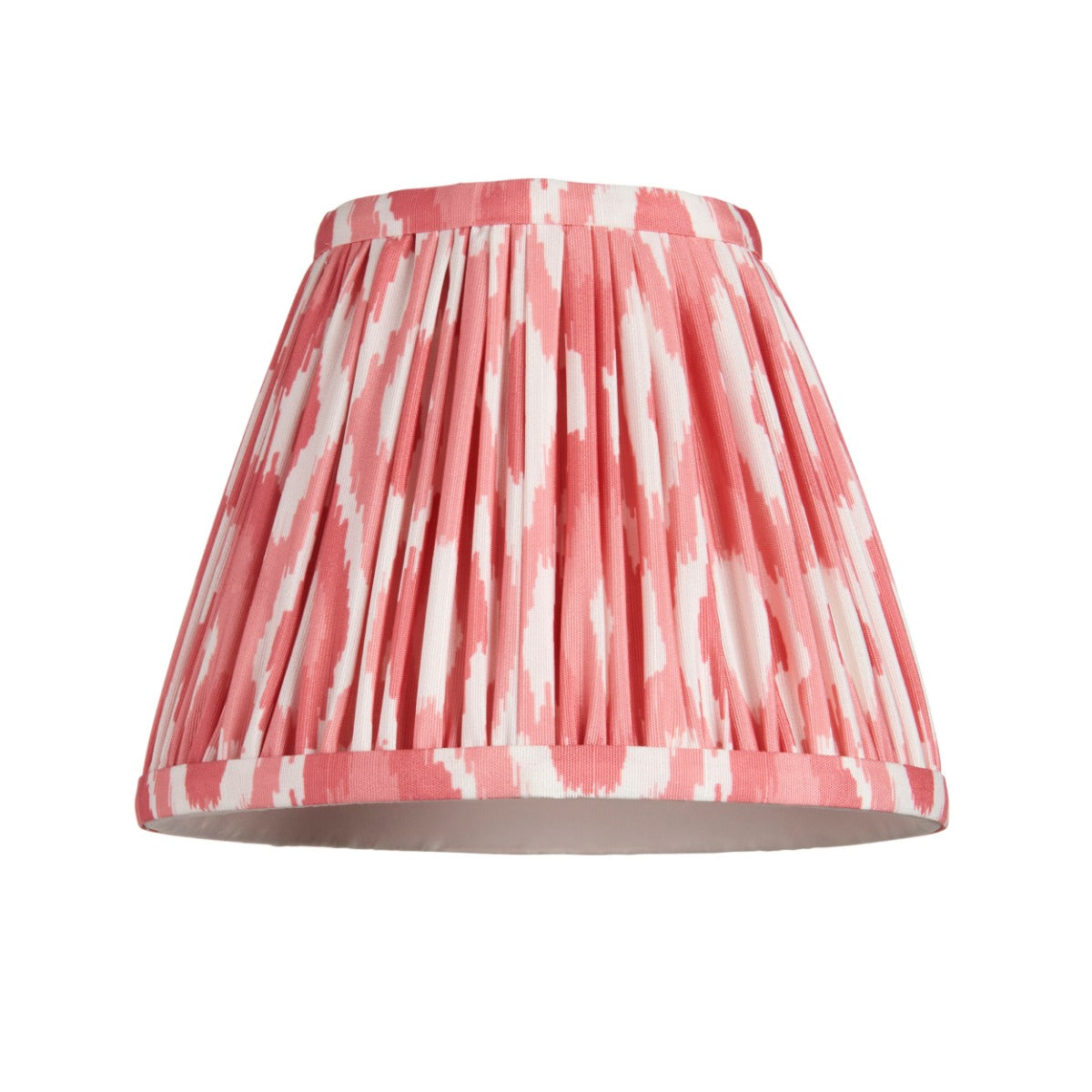 Lille 5 Light Ceiling Pendant Light In Antique Brass With Coral Pink Shades 118045