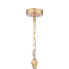 Laura Ashley Eversden Pendant Antique Brass and Crystal LA3756652-Q