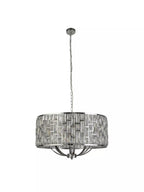 Bijou 8 Light Ceiling Pendant Light In Chrome Finish With Crystal Glass 6588-8CC