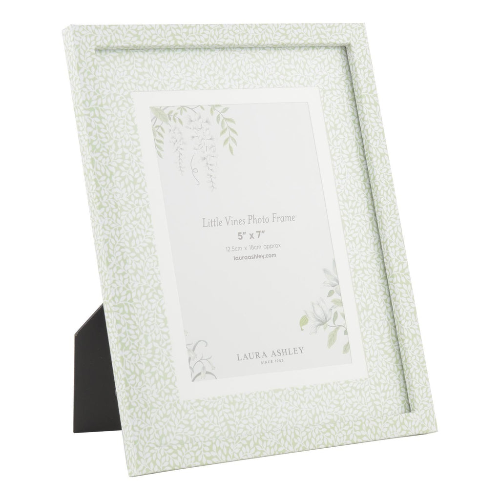 Laura Ashley Little Vines Photo Frame Green 5" x 7" LA3756692-Q