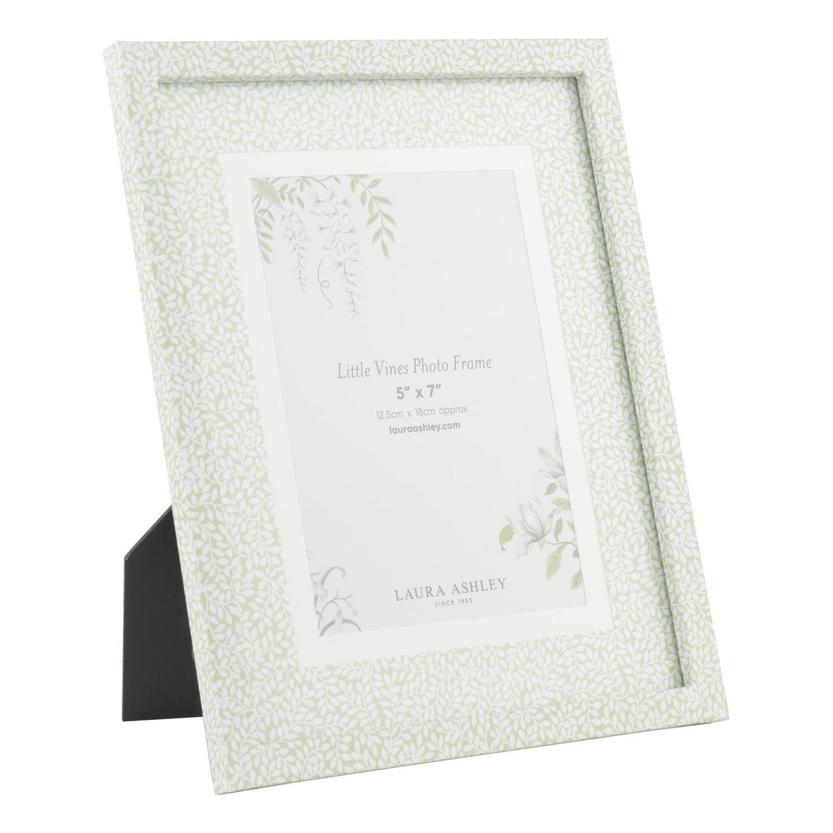 Laura Ashley Little Vines Photo Frame Green 5" x 7" LA3756692-Q
