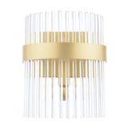 Laura Ashley Alexa Wall Light Glass and Matt Antique Brass LA3756656-Q