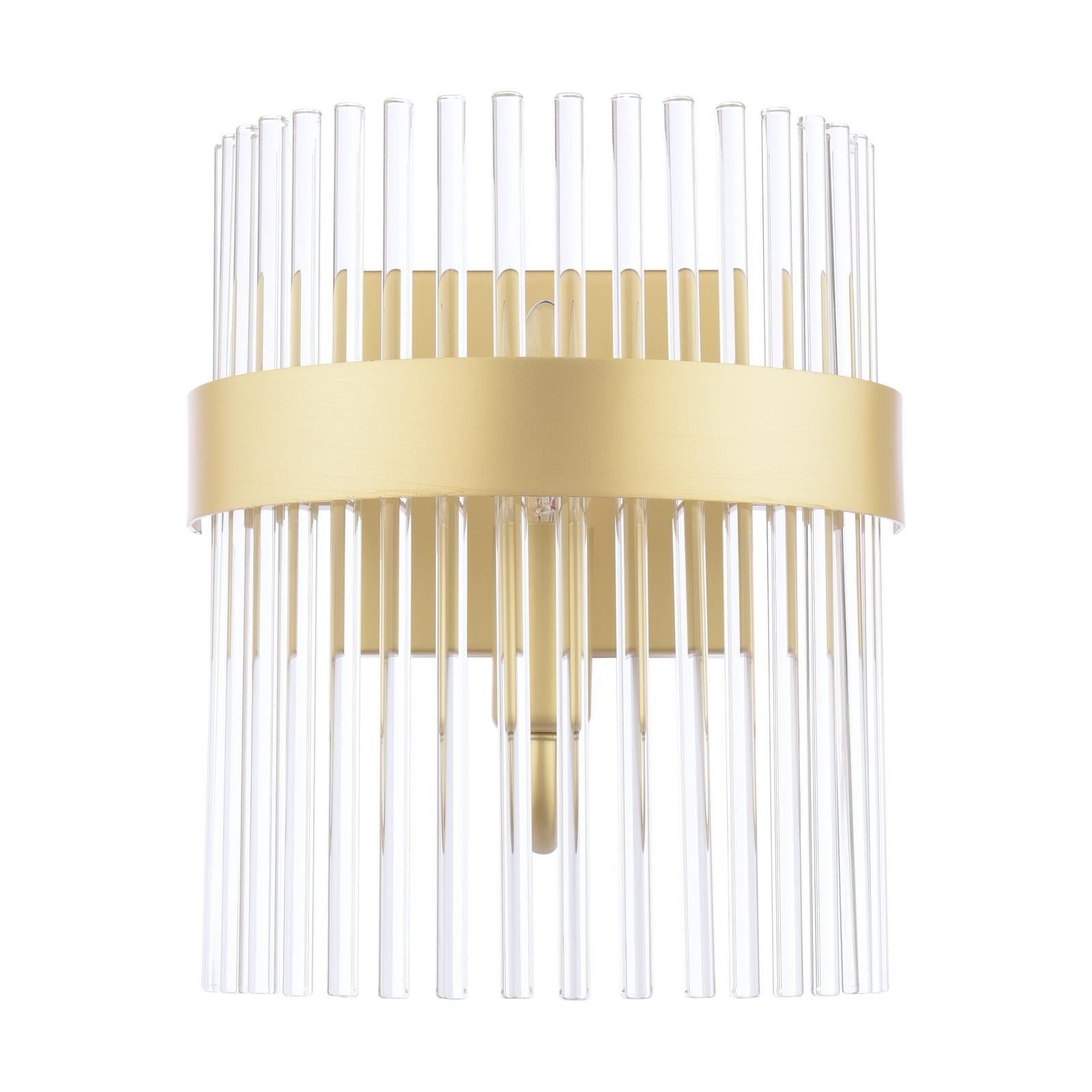Laura Ashley Alexa Wall Light Glass and Matt Antique Brass LA3756656-Q