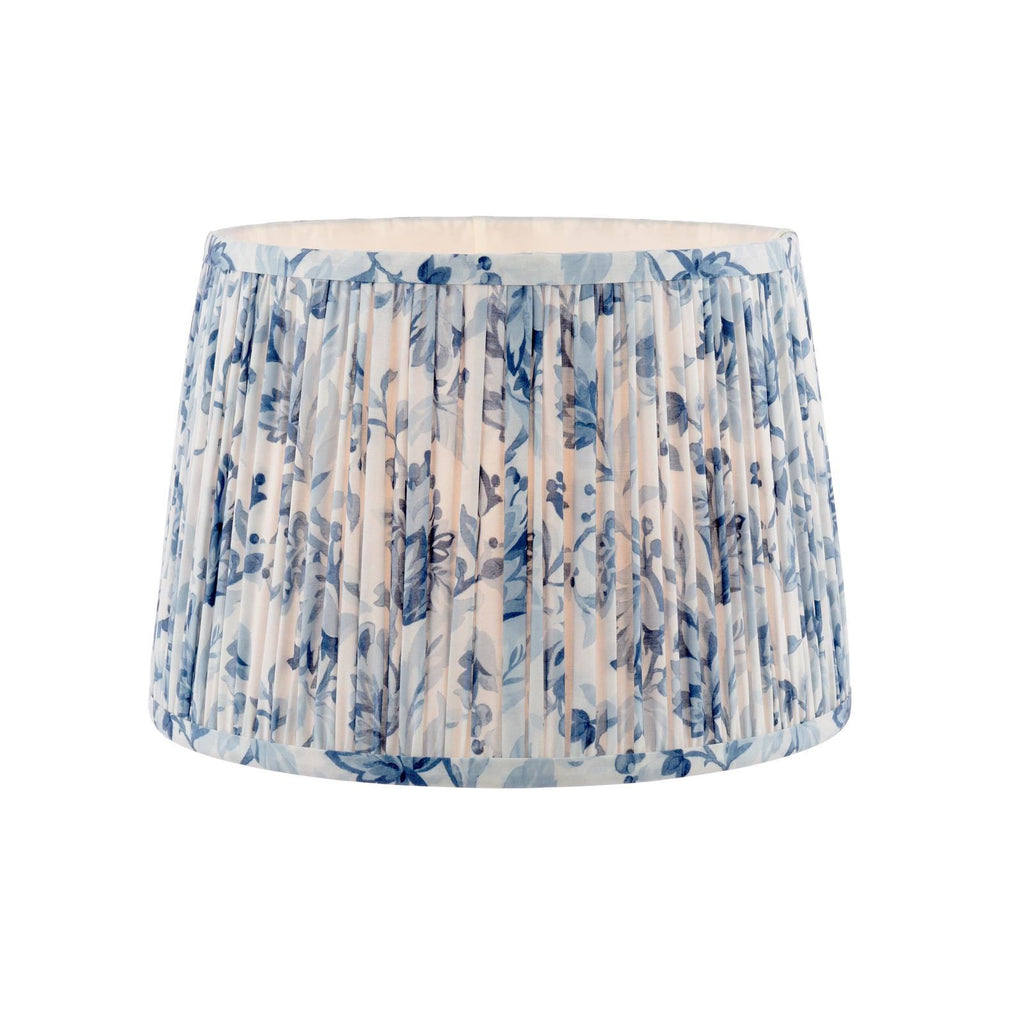Laura Ashley Adwick Trail Blue Cotton Tapered Drum Shade 30cm/12 inch LA3756741-Q