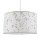 Laura Ashley Summer Palace Eau De Nil Green Cotton Drum Shade 38cm LA3756681-Q