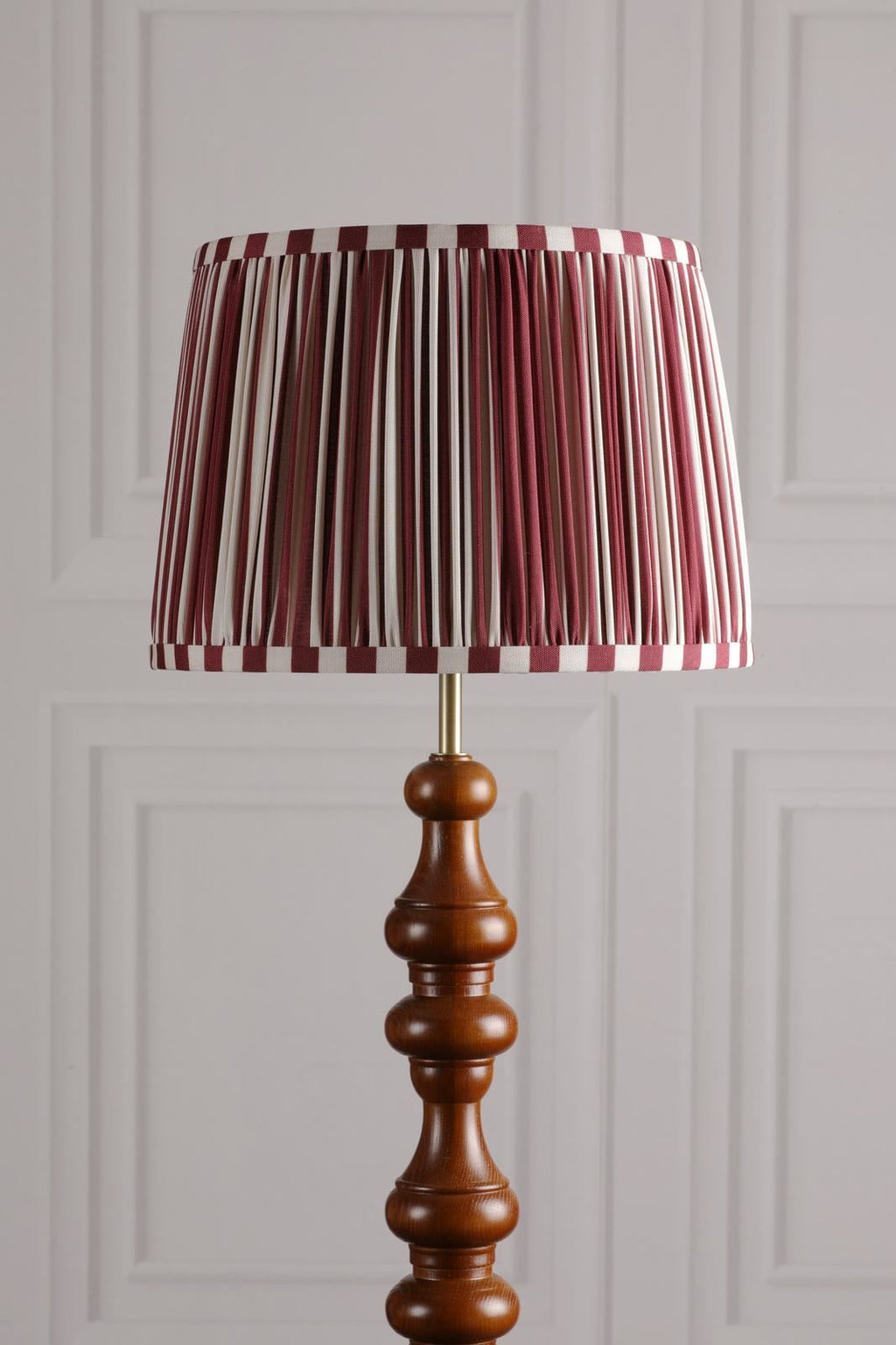 Laura Ashley Denwick Red Cotton Tapered Drum Shade 30cm/12 inch LA3756737-Q