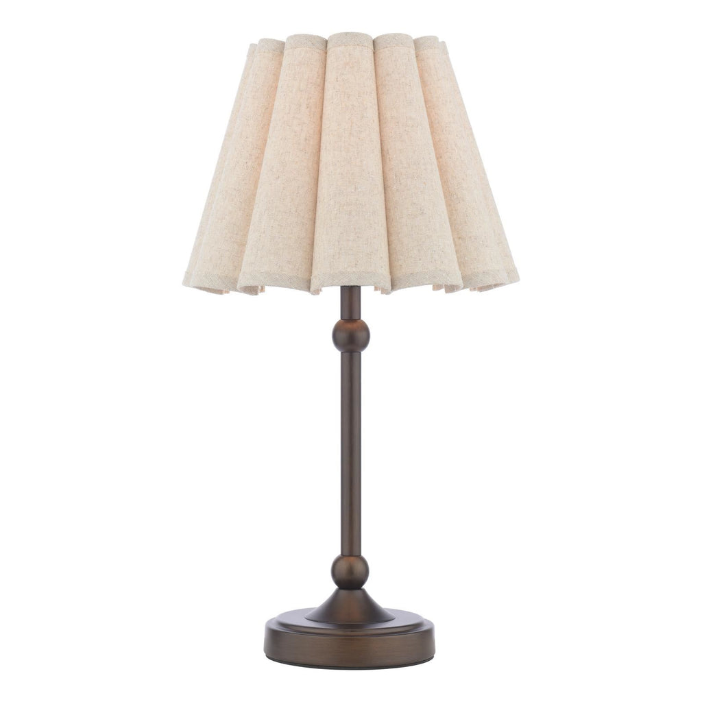 Laura Ashley Holwell Table Lamp Antique Bronze With Shade LA3756644-Q