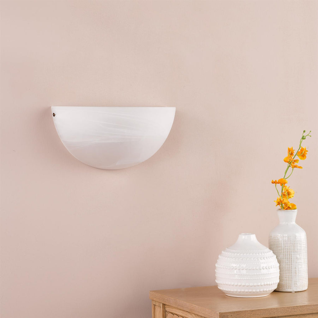 Keita Wall Light In Bronze Finish With Glass KEI0763