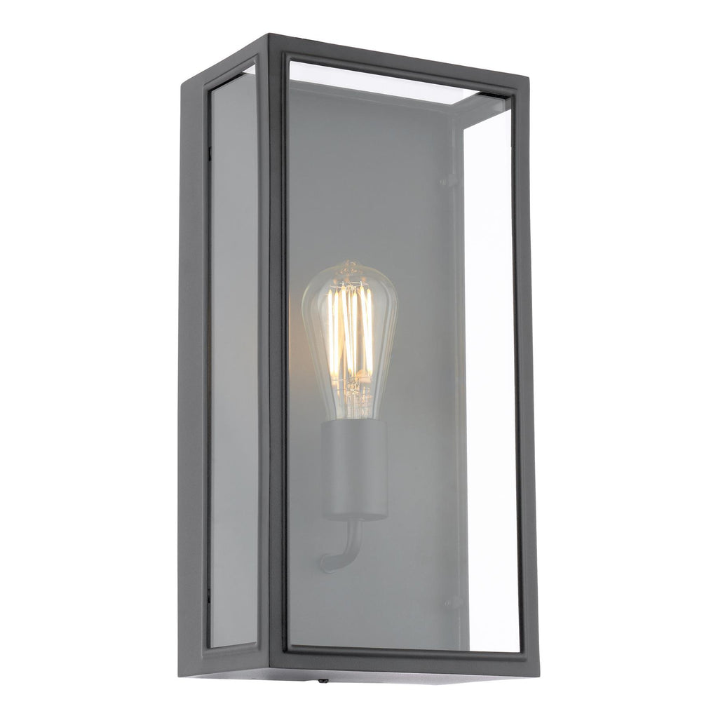 Dar Wisebuys Mazin Outdoor Wall Light In Black IP44 MAZ5222