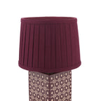 Laura Ashley Claudina Table Lamp Purple Ceramic and Antique Brass With Shade LA3756670-Q