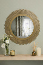 Laura Ashley Rushden Mirror Gold 60cm LA3756771-Q