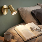 Magnum Brushed Brass Single Spotlight - 6090BB