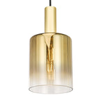 Savannah 3 Light Cluster Pendant Satin Gold and Gold Ombre Glass SAV8835
