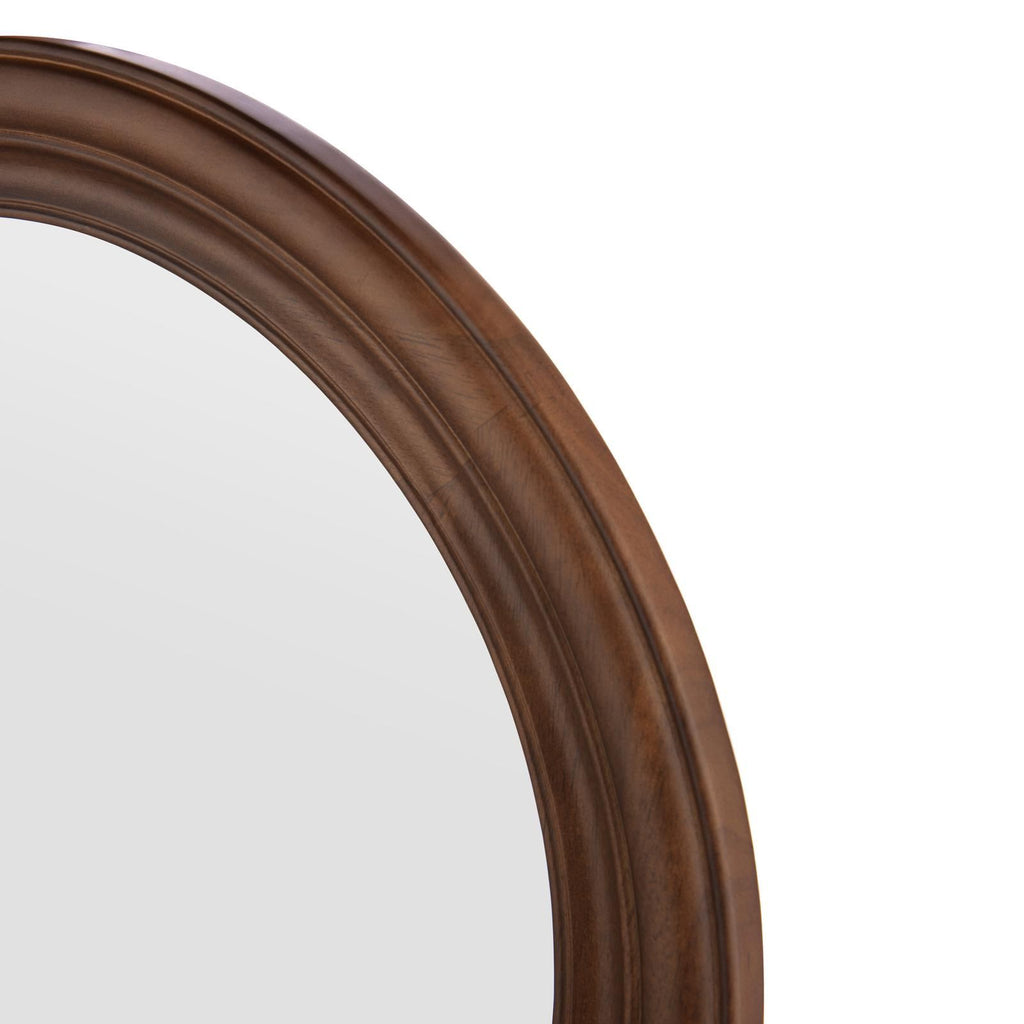 Laura Ashley Tate Mirror Dark Wood 60cm LA3756769-Q