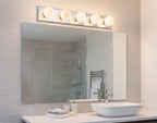 6410 Showtime Mirror 5 Light Bathroom Wall Light