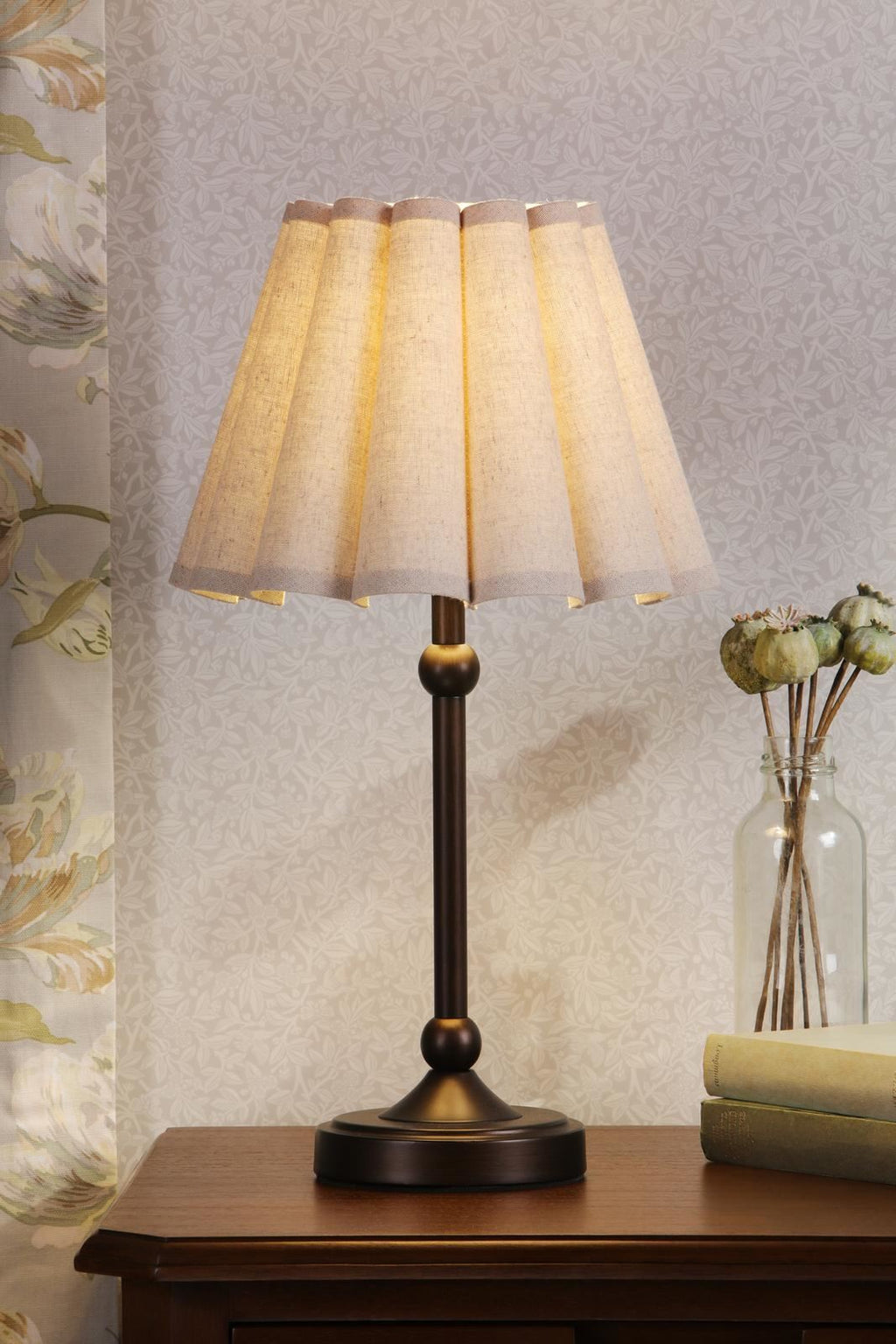Laura Ashley Holwell Table Lamp Antique Bronze With Shade LA3756644-Q