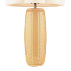 Laura Ashley Littleton Table Lamp Yellow Ceramic and Antique Brass With Shade LA3756705-Q