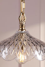 Laura Ashley Eversden Pendant Antique Brass and Crystal LA3756652-Q