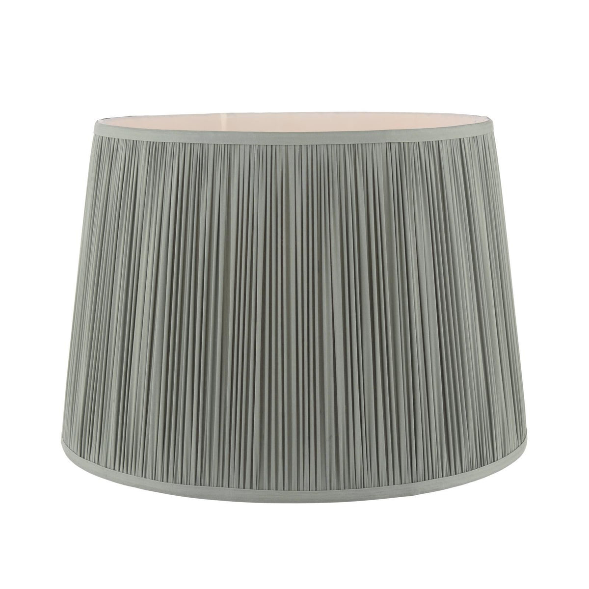 Laura Ashley Hemsley Green 100% Silk Tapered Drum Shade 40cm/16 inch LA3756667-Q