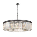 Franklite Perdita 12 Light Ceiling Pendant Light In Matt Black Finish FL2413-12