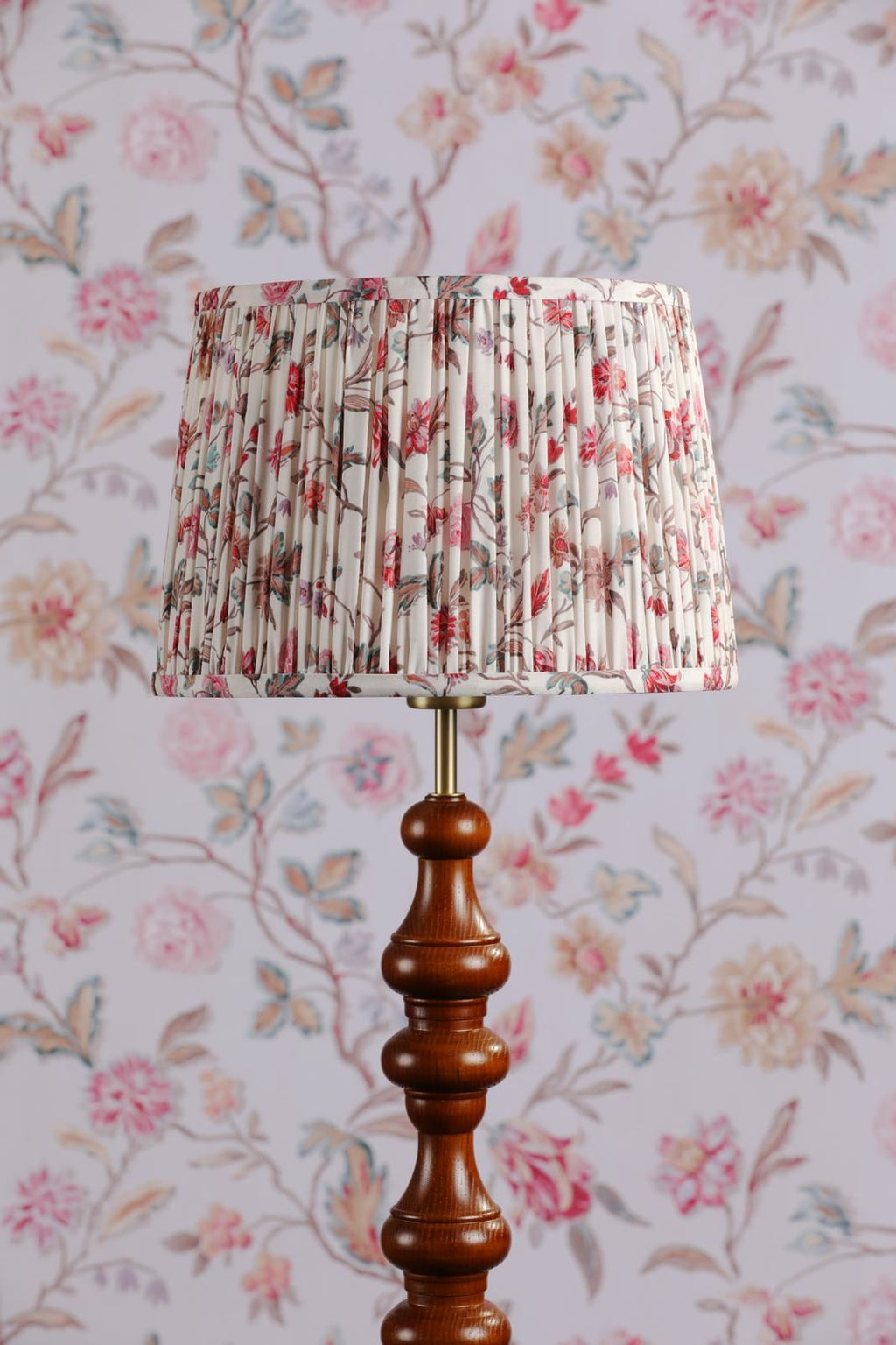 Laura Ashley Lingmell Trail Cream Cotton Tapered Drum Shade 30cm/12 inch LA3756740-Q