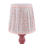 Laura Ashley Kelbrook Table Lamp Red Ceramic and Matt Antique Brass With Shade LA3756671-Q